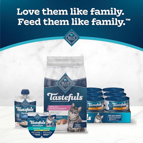 Blue Buffalo Tastefuls Natural Dry Cat Food, Chicken & Brown Rice, 15-lb Bag O950507