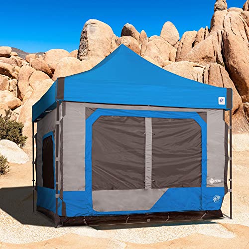 E-Z UP Camping Cube 6.4 for 10' Straight Leg Canopy, Royal Blue Z577682