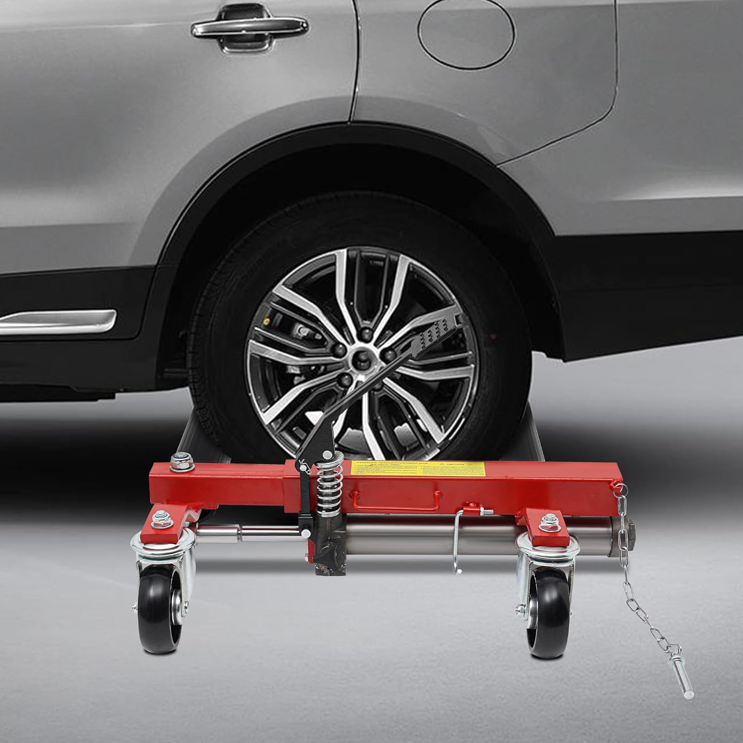 Wheel Dolly 1500LBS Heavy Duty Vehicle Positioning with Ratcheting Foot Pedal C673601