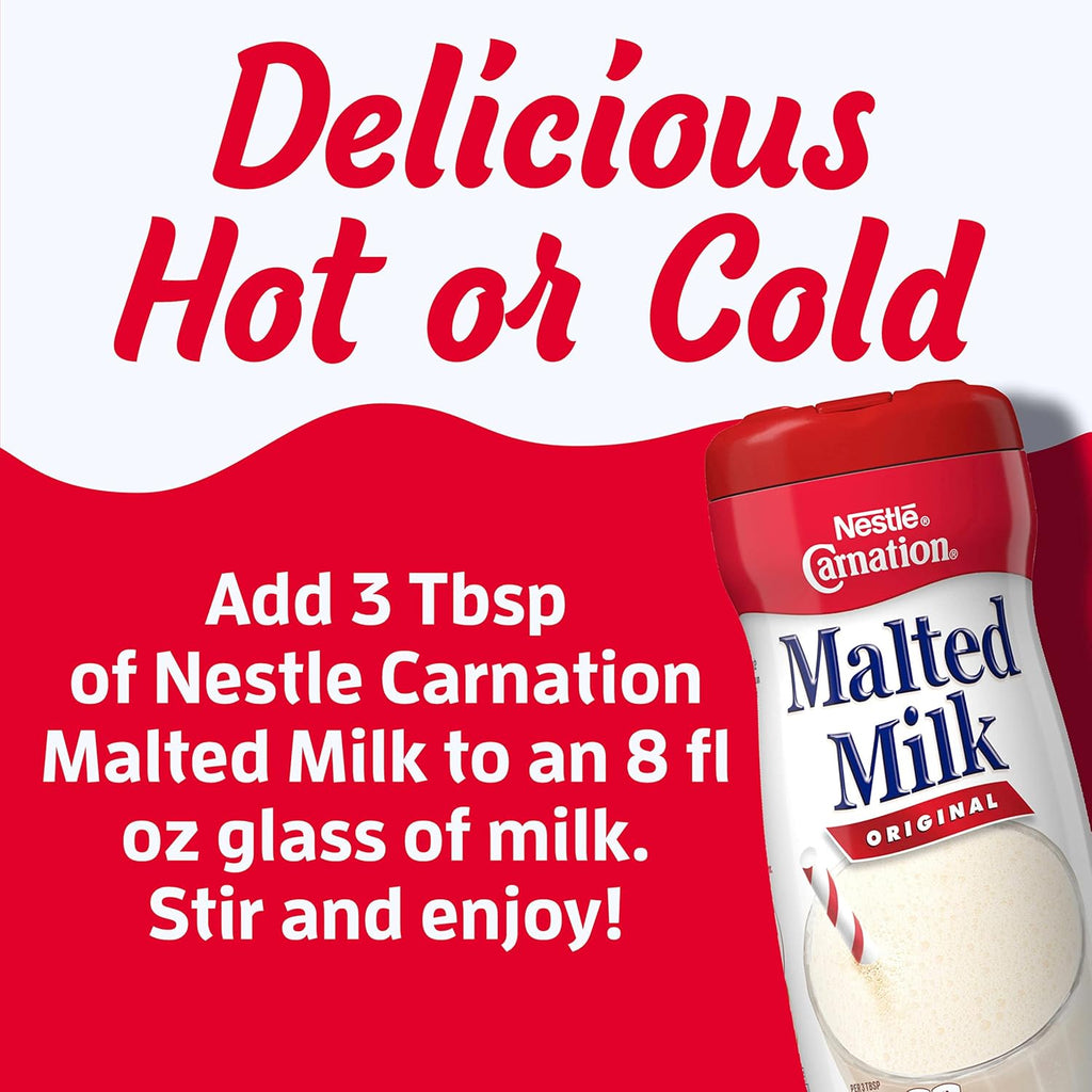 Nestle Carnation Original Malted Milk Powder Mix, 13 OZ S25335