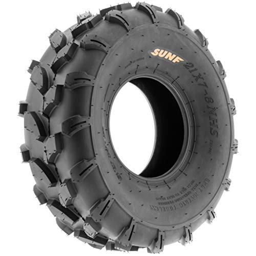 SunF A003 Off-Road Tire 19x7-8 6PR Directional Tread (Pair of 2) E7037