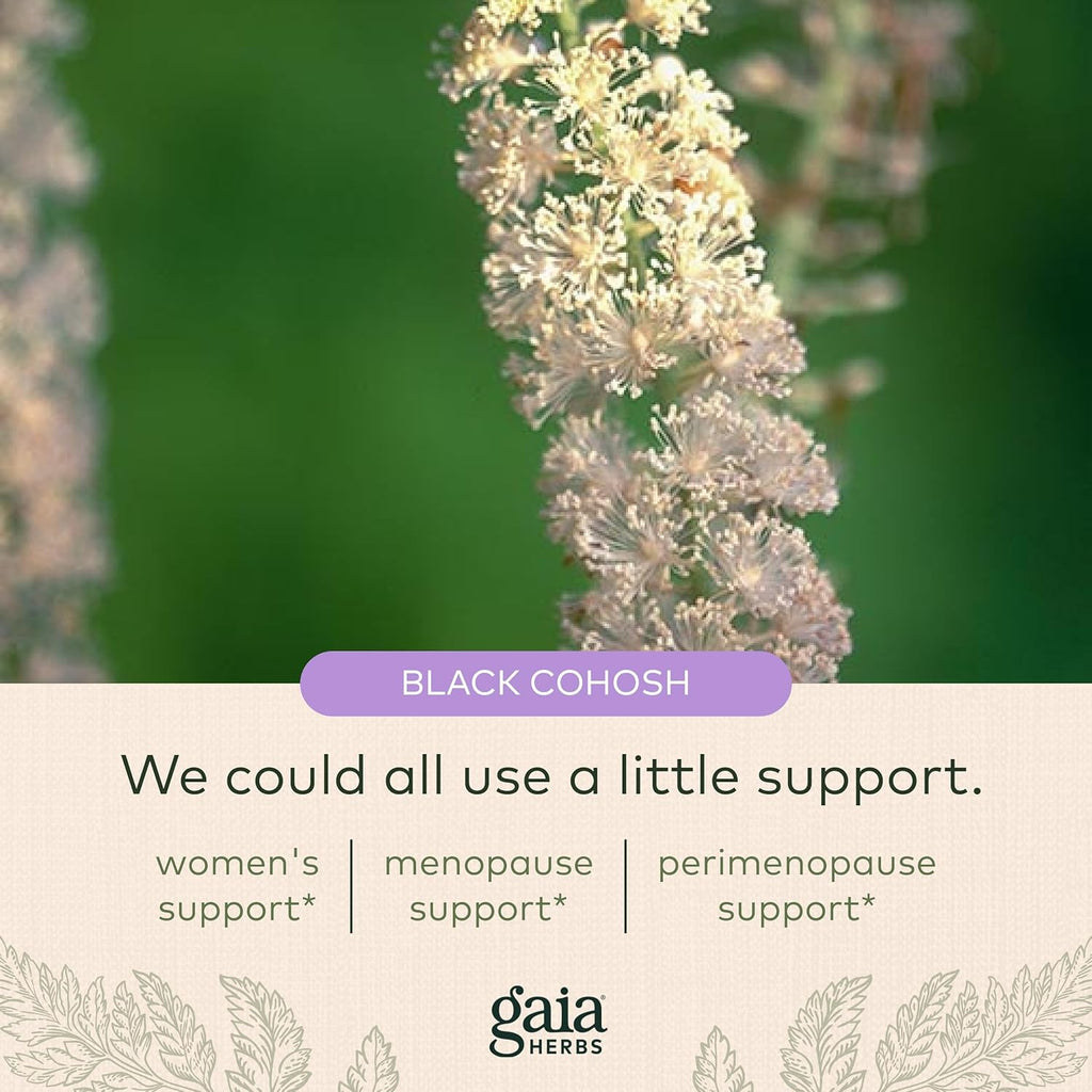 Gaia Herbs Menopause Support Daytime, 60 Vegan Liquid Phyto-Capsules P608039