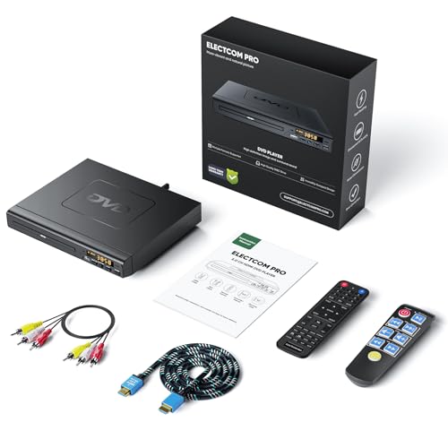 DVD Player for TV with HDMI, All Regions, CD Player for Home Stereo O871