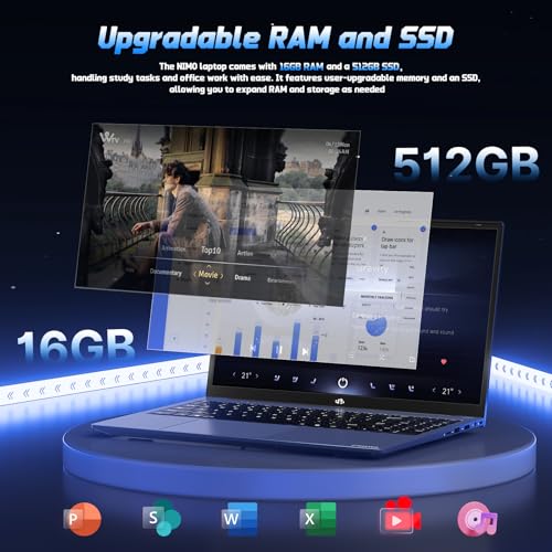 15.6" FHD IPS Laptop, 8GB RAM 128GB SSD, 13th Gen Intel N150 P450