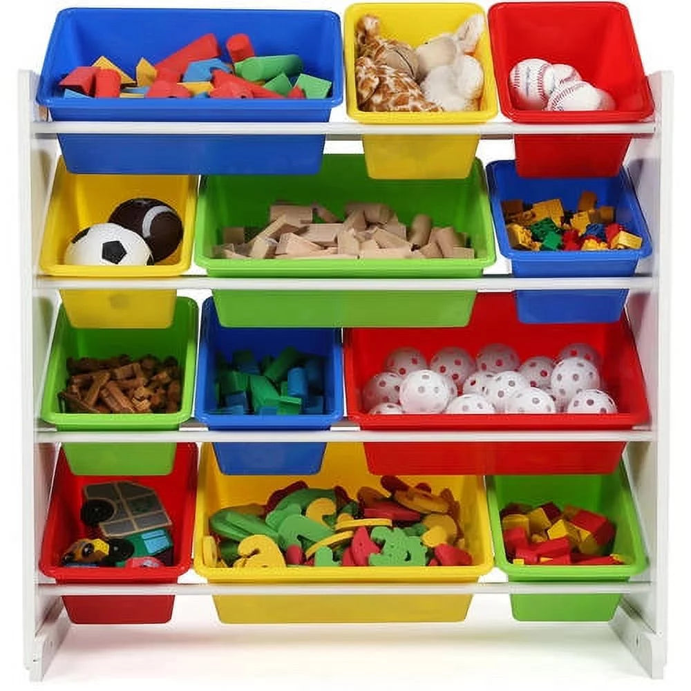 Tot Tutors Summit Kids Toy Storage Organizer with 12 Bins M89807
