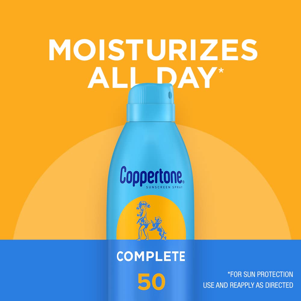 Coppertone Complete Sunscreen Spray SPF 50, 5.5 Oz G965533