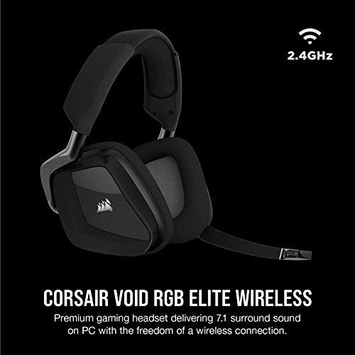 CORSAIR VOID RGB ELITE Wireless Gaming Headset, White C928