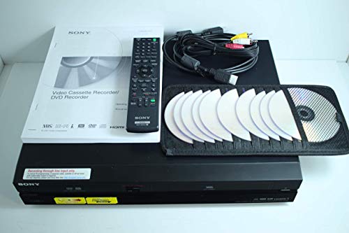 Sony VHS to DVD Recorder VCR Combo with Remote, HDMI (Renewed) B61975