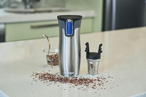Contigo West Loop Autoseal Travel Mug, Stainless Steel, Leakproof W76171