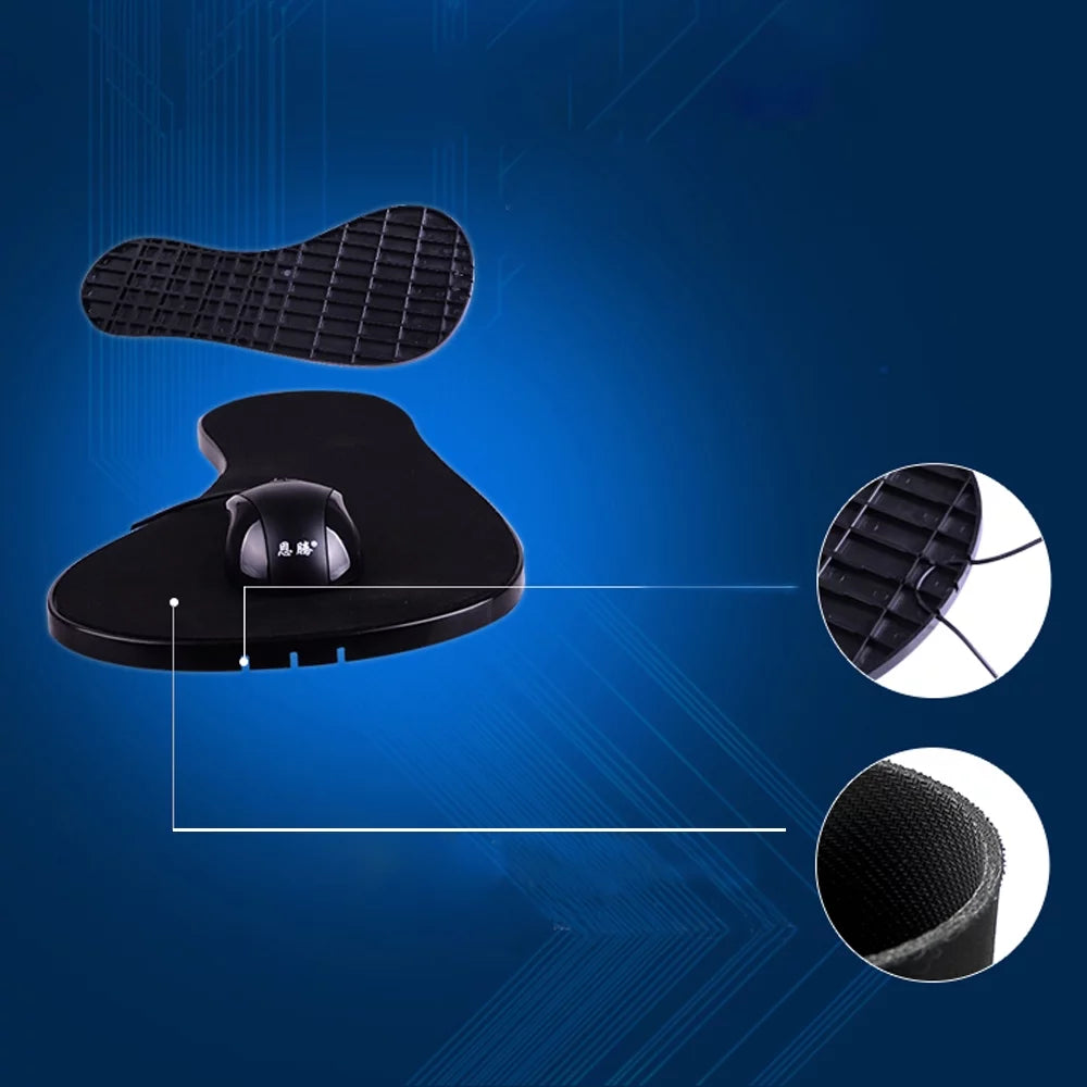 Anqidi Laptop Holder Motion Chair Leg Clamping Keyboard Tray with USB Fan and Mouse Mat G6275
