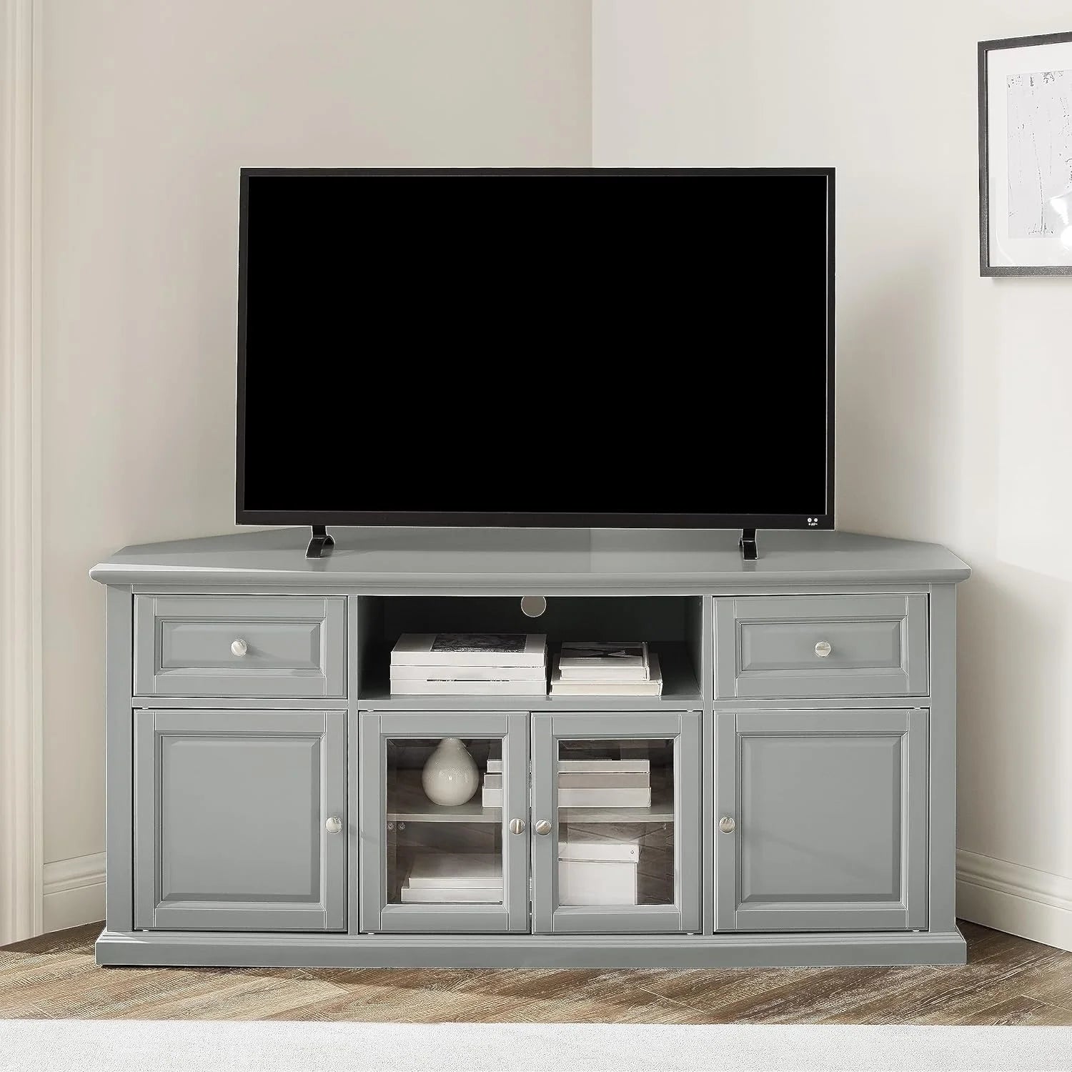 Corner TV Stand Gray G177