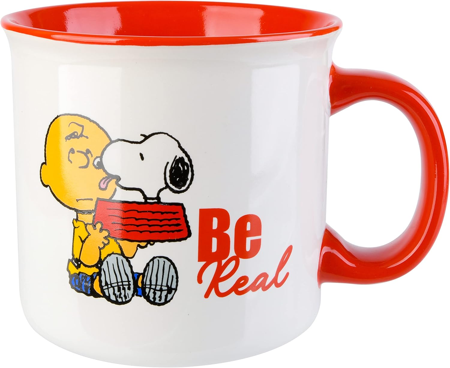 Snoopy Gentle Reminders Camper 21oz Stoneware Mugs, 4-Pack A32066
