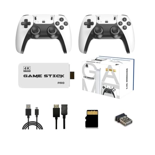 Retro Gaming Console Pro 4K with 20,000+ Games and Dual Wireless Controllers T2182