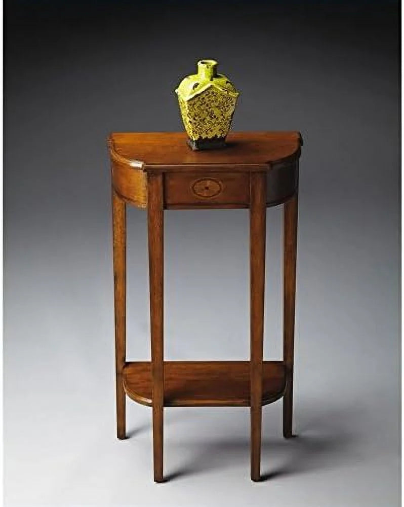 xrboomlife Traditional Console Table in Olive Ash Burl U6258