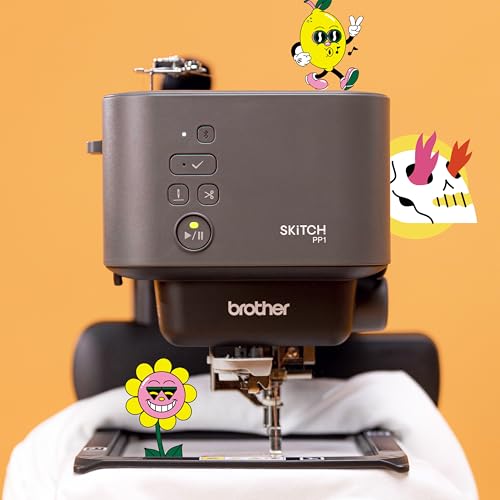 Brother Skitch Single-Needle Embroidery Machine, 4" x 4" Area, Bluetooth E322045