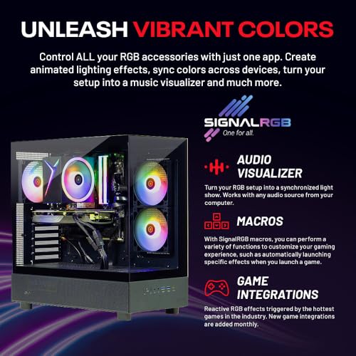 Skytech Gaming Azure 3 Desktop PC, Ryzen 7 9700X, RTX 5060, 32GB DDR5, 1TB SSD, Win 11 T224180
