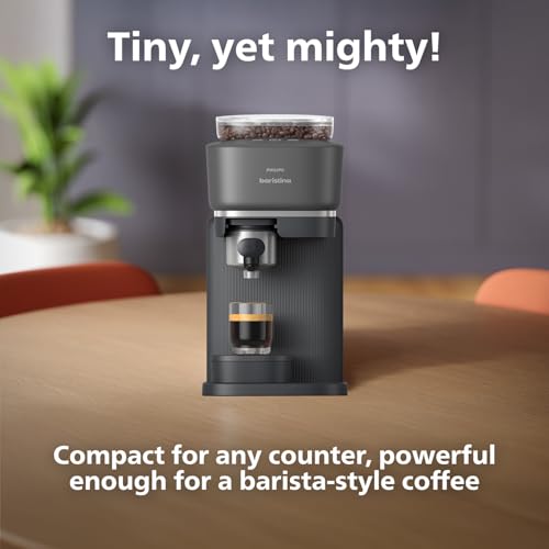 Philips Baristina Espresso Machine with Milk Frother, Black D833