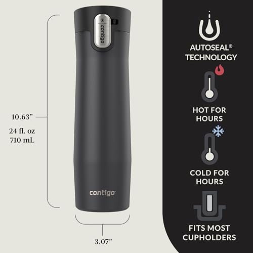 Contigo AUTOSEAL West Loop Vacuum-Insulated Stainless Steel Travel Mug 20 oz U753927