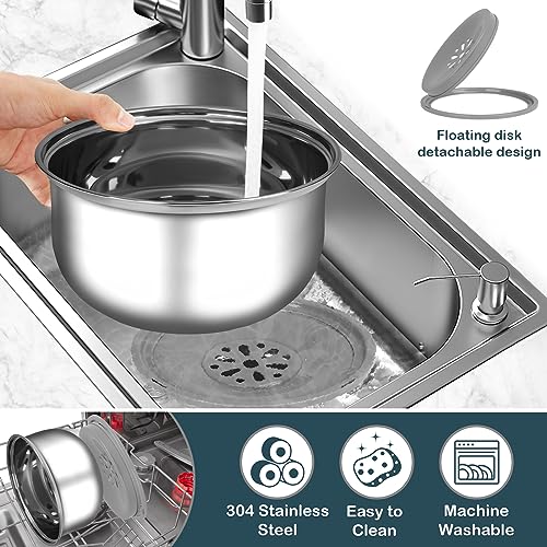 M&MKPET Dog Water Bowl No Spill 118oz Stainless Steel B412