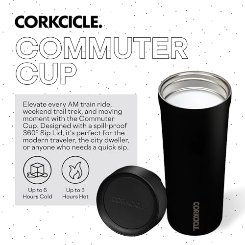 Corkcicle Commuter Cup Travel Mug Insulated Coffee Mug with Lid 17 oz Dragonfly J36810