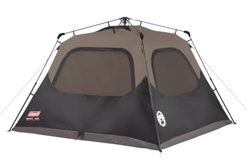 Coleman Instant Tent with 1-Minute Setup, 4/6/8/10 Person, Carry Bag H1828