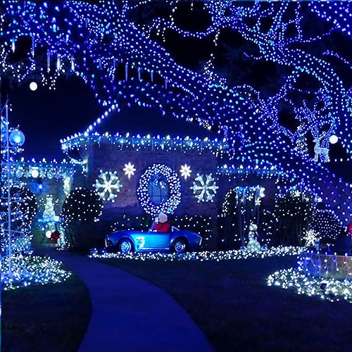 TW SHINE Halloween Lights 328FT Outdoor String Lights with Remote, Purple & Orange F53527