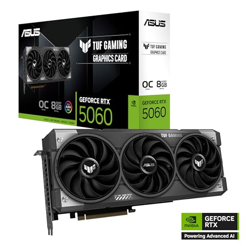 ASUS Prime GeForce RTX 5060 8GB GDDR7 OC Edition Graphics Card Z633747