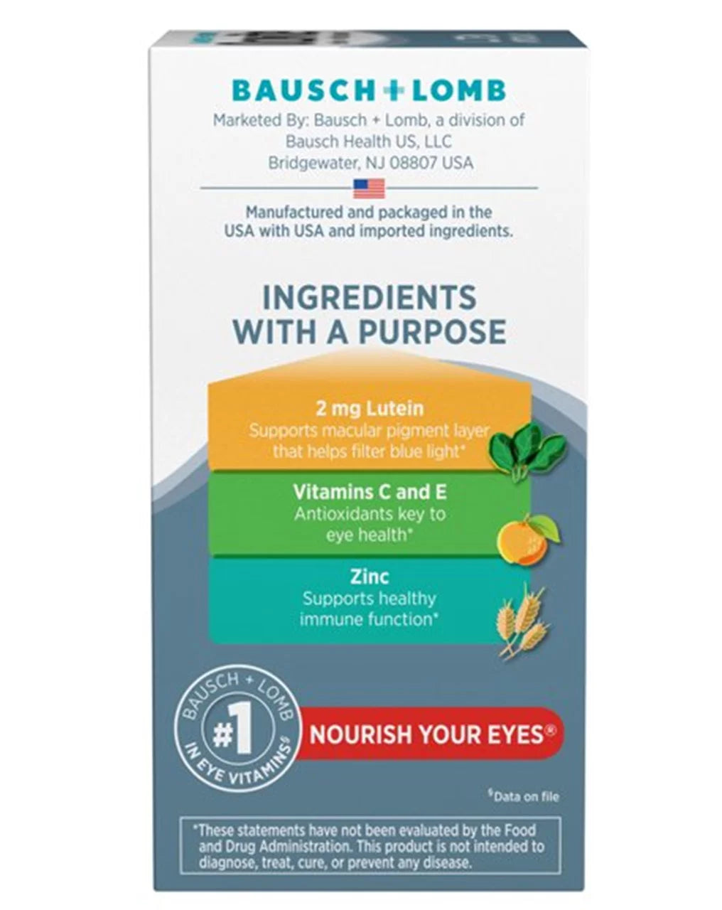 Bausch + Lomb Ocuvite with Lutein Tablets - 120 Count E730