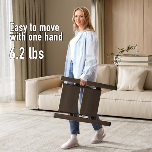 2 Step Lightweight Aluminum Folding Ladder with Anti-Slip Pedals, 330 lbs Capacity D5199