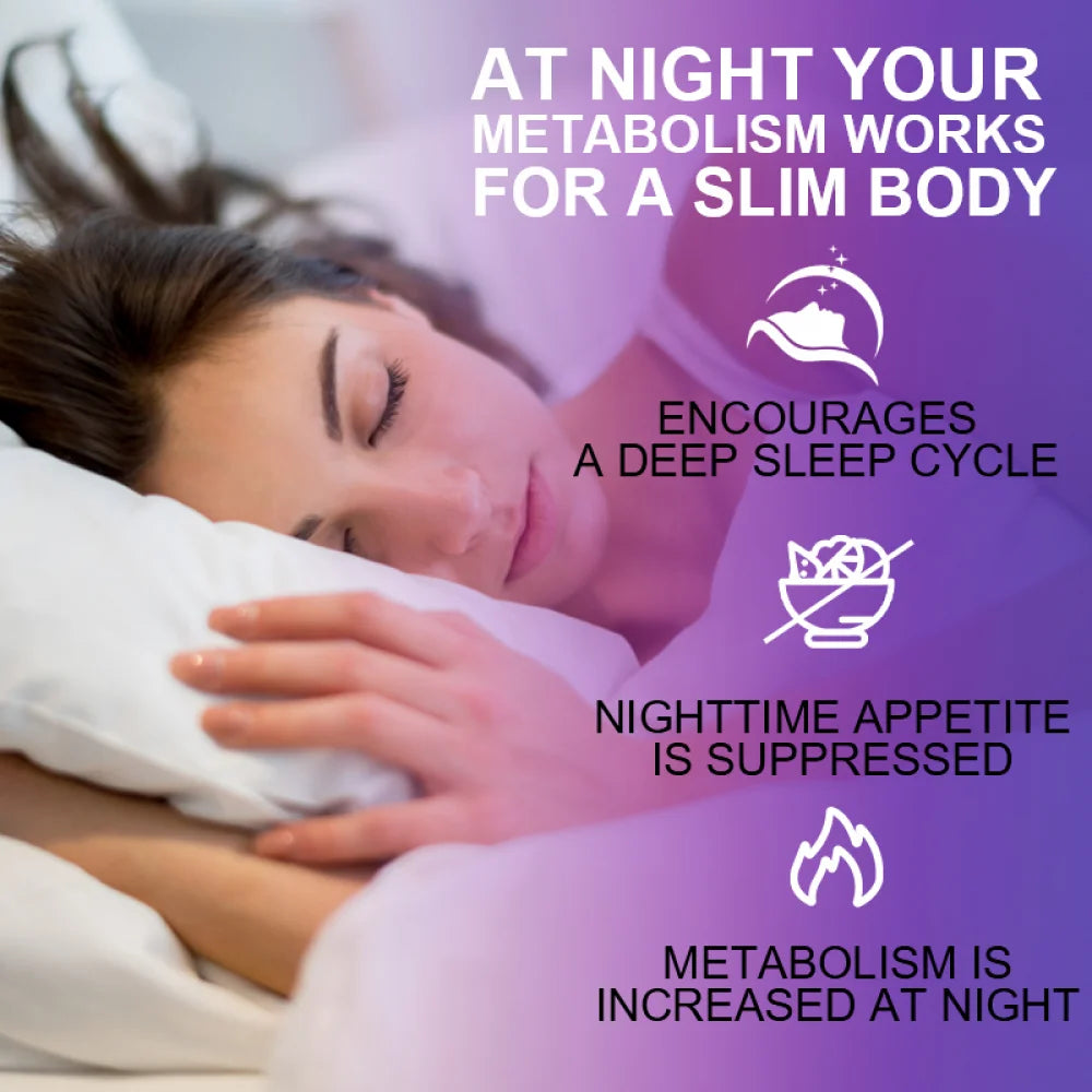 (2 Pack) Night Time Fat Burner Weight Loss Pills for Women & Men, Appetite Suppressant, 240 Veggie Capsules J217