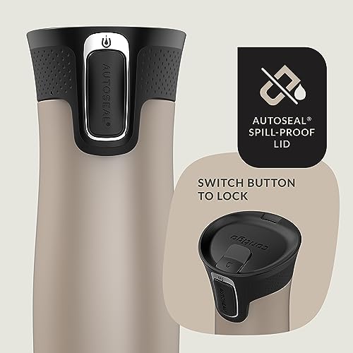 Contigo AUTOSEAL West Loop Vacuum-Insulated Stainless Steel Travel Mug 20 oz U753927