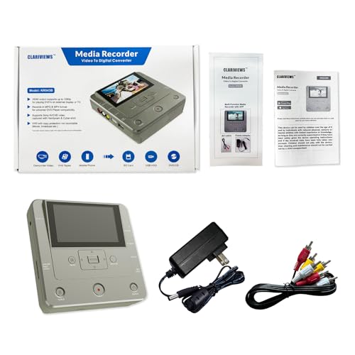 VHS to DVD Recorder with WiFi, USB, SD and HDD Support D177135