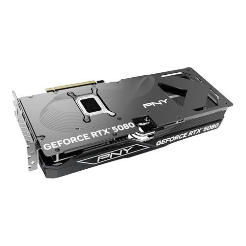 PNY NVIDIA GeForce RTX 5080 16GB ARGB Overclocked Triple Fan Graphics Card E78077