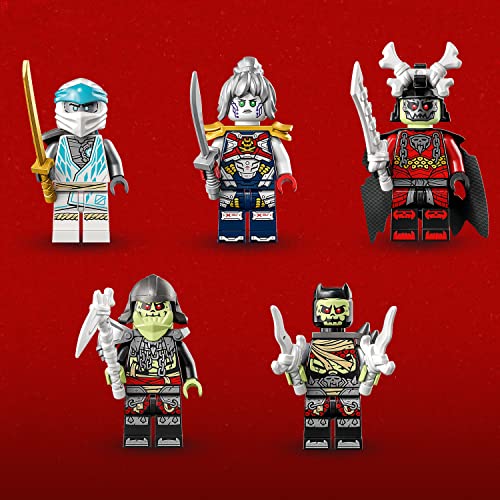 LEGO NINJAGO Zane’s Ice Dragon Creature 71786, 2in1 Building Toy with 5 Minifigures R26456