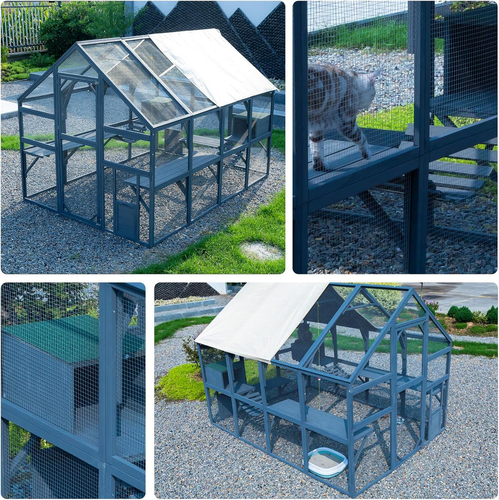 Outdoor Cat Enclosure Large Catio K37510