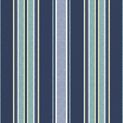 Arden Outdoor Plush Tufted Dining Chair Cushion, 21 x 40, Black Cabana Stripe I23003