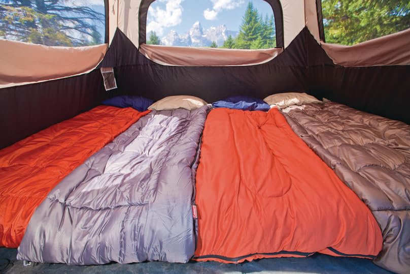 Coleman Instant Tent with 1-Minute Setup, 4/6/8/10 Person, Carry Bag H1828