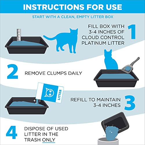 ARM & HAMMER Cloud Control Platinum Clumping Cat Litter 37LB B7704