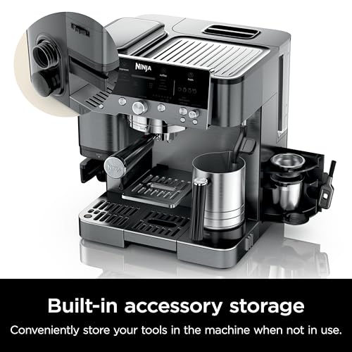 Ninja Luxe Café Premier Series Espresso Machine and Drip Coffee Maker, Stainless Steel P86793