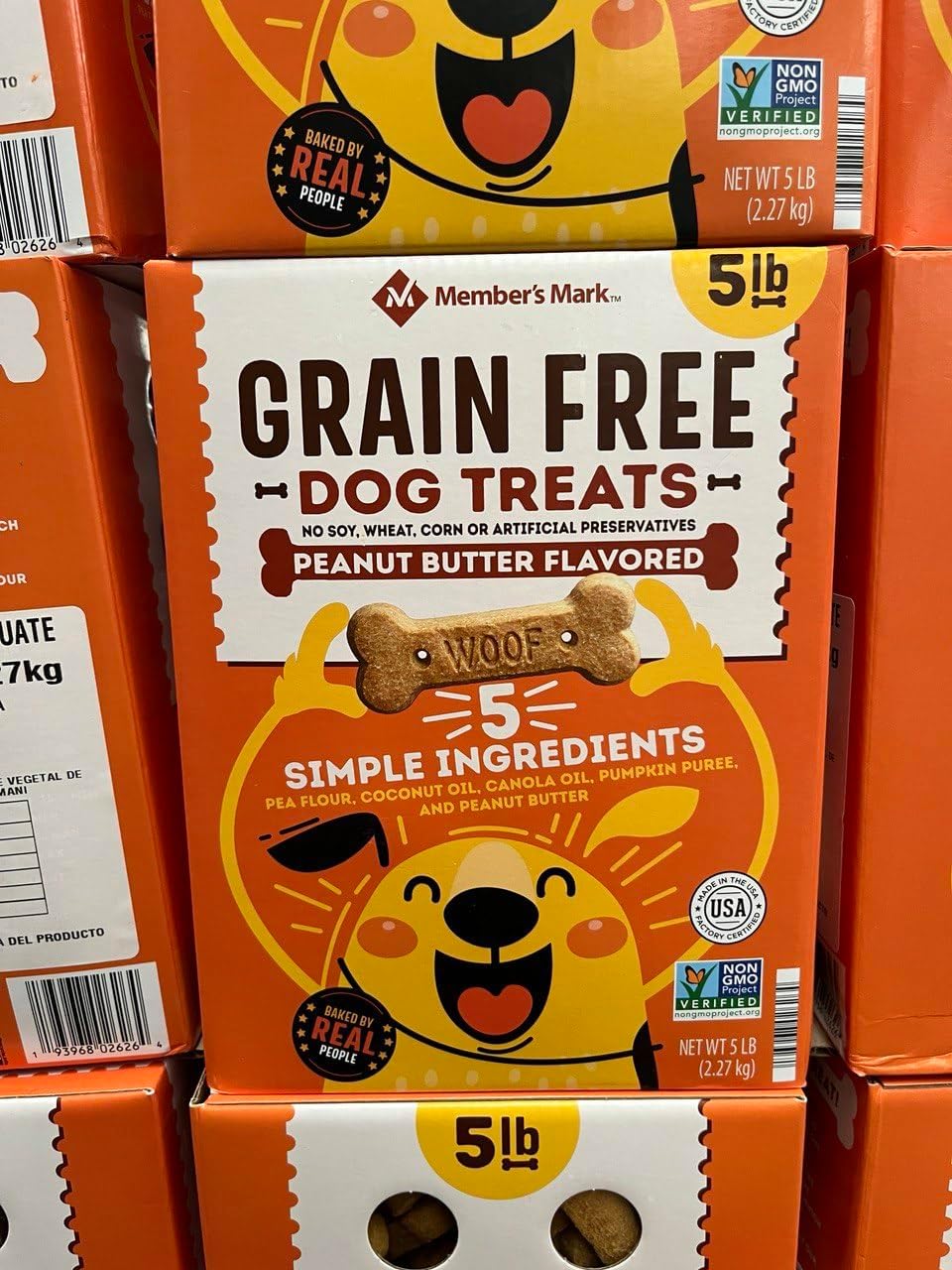 Member's Mark Grain Free Dog Treats Peanut Butter 5 lb X581