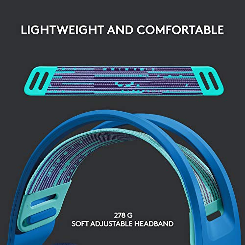 Logitech G733 Lightspeed Wireless Gaming Headset – Black, PC, PS5, PS4, Switch F9206