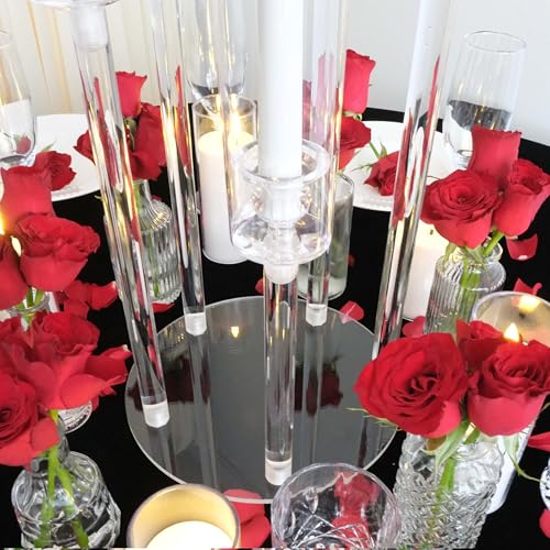Black Candelabra Centerpieces for Wedding Table Decor 35in E5601
