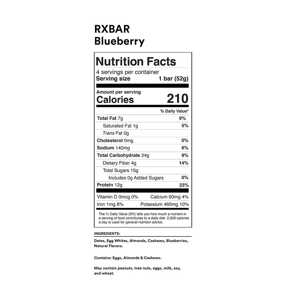 RXBAR Protein Bar Variety Pack, 3 Flavors, 1.83 Oz (Pack of 24) B1238