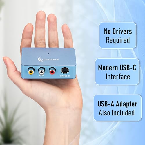 ClearClick Video to USB Lite - USB Audio Video Capture Device L888902