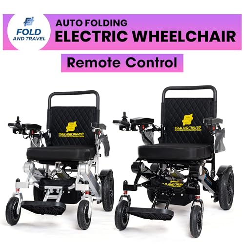 Premium Auto Folding Electric Wheelchair Portable Power Wheel Chair for Adult and Senior, Blue T716