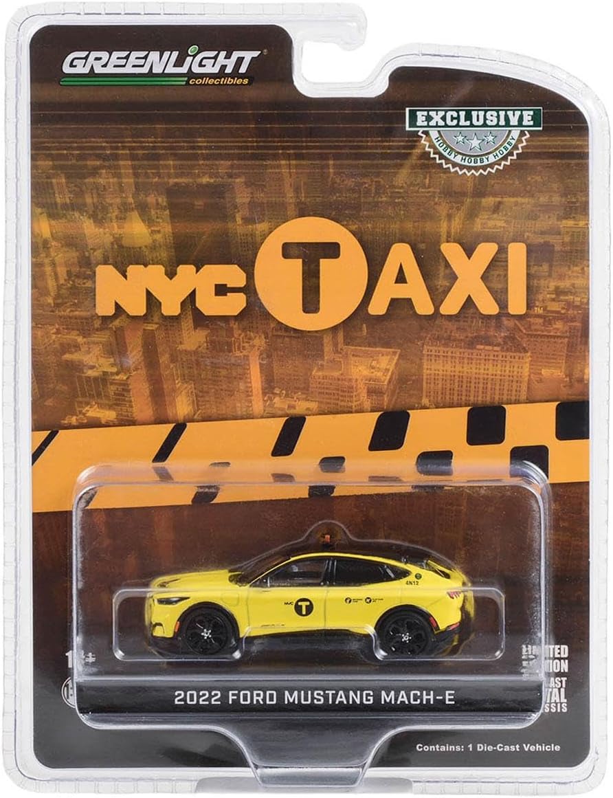 Greenlight 30430 2022 Mustang Mach-E California Route 1 NYC Taxi 1/64 Scale H933101