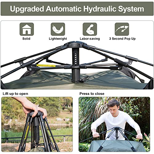 Instant Pop Up Tent for Camping 2-3 Person Waterproof O594456