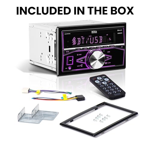 BOSS Audio Systems 820BRGB Double Din Car Stereo with Bluetooth M531780