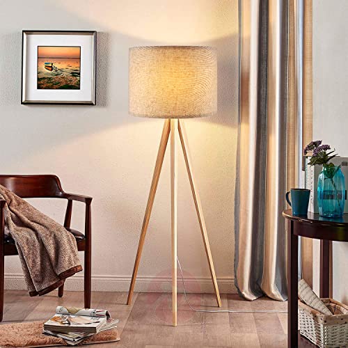 Beige Linen Drum Lamp Shades Set of 2 for Table, Floor & Pendant Lamps N3875