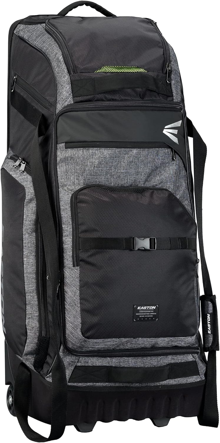 Easton TANK PRO Wheeled Equipment Bag for Baseball Softball Black P9480